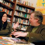 Allegheny College student and professor work together