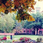 Antioch College campus on a fall day