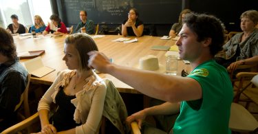 St. John's students in seminar