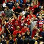 Saint Mary's College students cheer on the Gaels