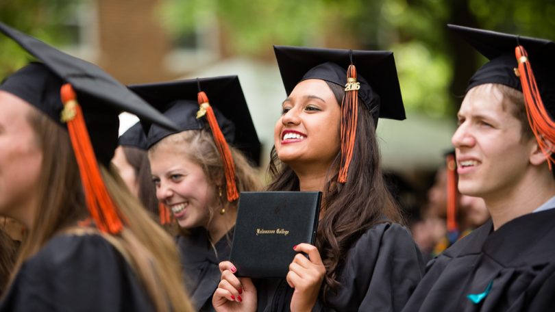Graduates attend Kalamazoo College Commencement