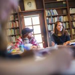 Cornell College students have a classroom discussion