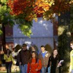Hendrix College students on campus