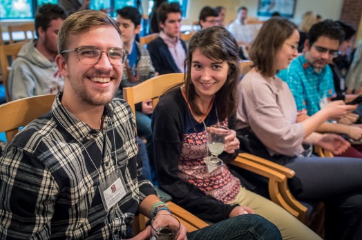 Puget Sound students gather for a campus meeting