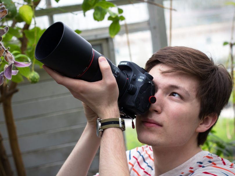 St. Olaf student takes photographs in nature.