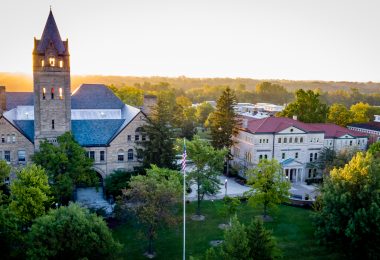 Ohio Wesleyan's University Hall, Delaware OH