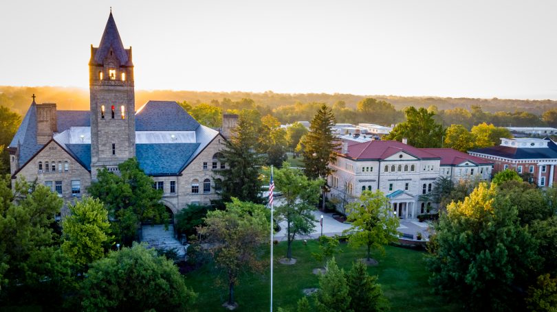 Ohio Wesleyan's University Hall, Delaware OH