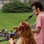 Students playing music at Bard College