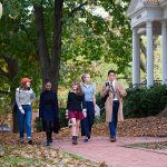 Students walk across the historic Annapolis campus
