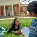 Students enjoyed a beautiful spring day on April 5, 2017.