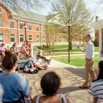 Students enjoyed a beautiful spring day on April 5, 2017.